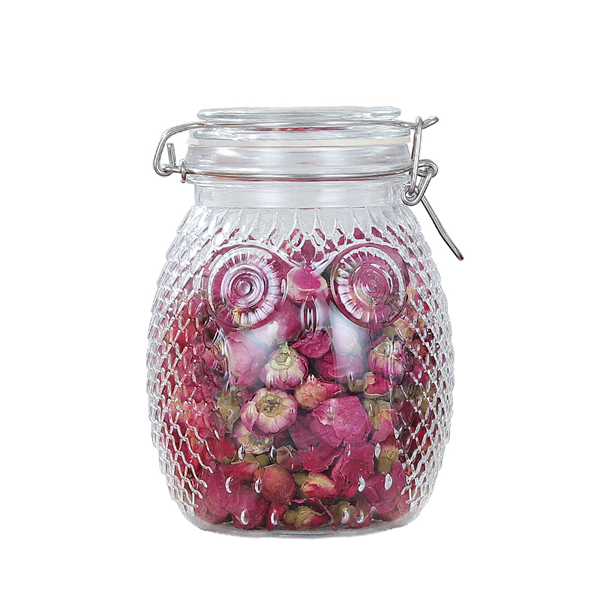 1100ml Clip Top Glass Jar