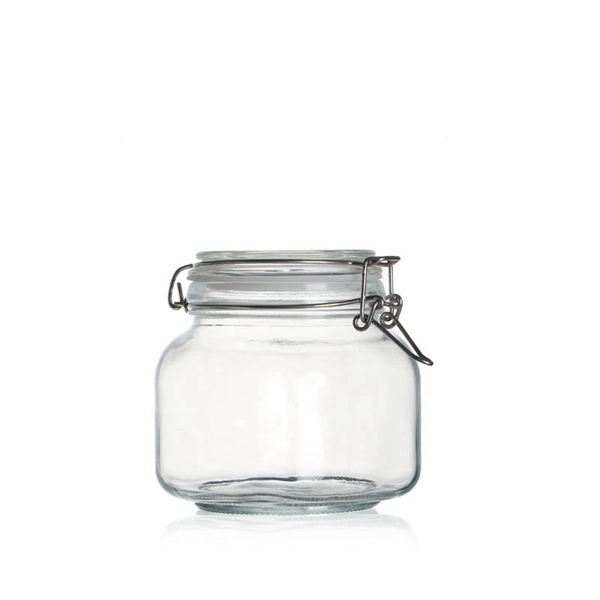 750ml Clip Top Glass Jar