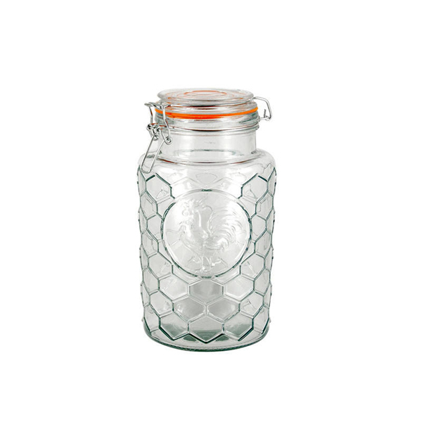 1500ml Clip Top Glass Jar