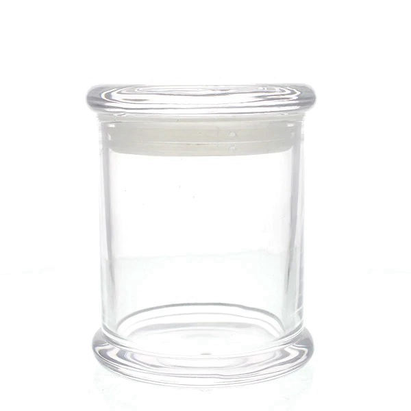 Apothecary Jar Glass Candle Holder
