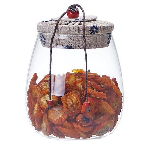 1100ml Bamboo Lid Glass Jar