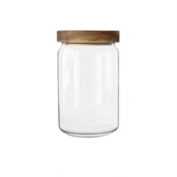 750ml Bamboo Lid Glass Jar