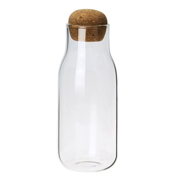 600ml Bamboo Lid Glass Jar