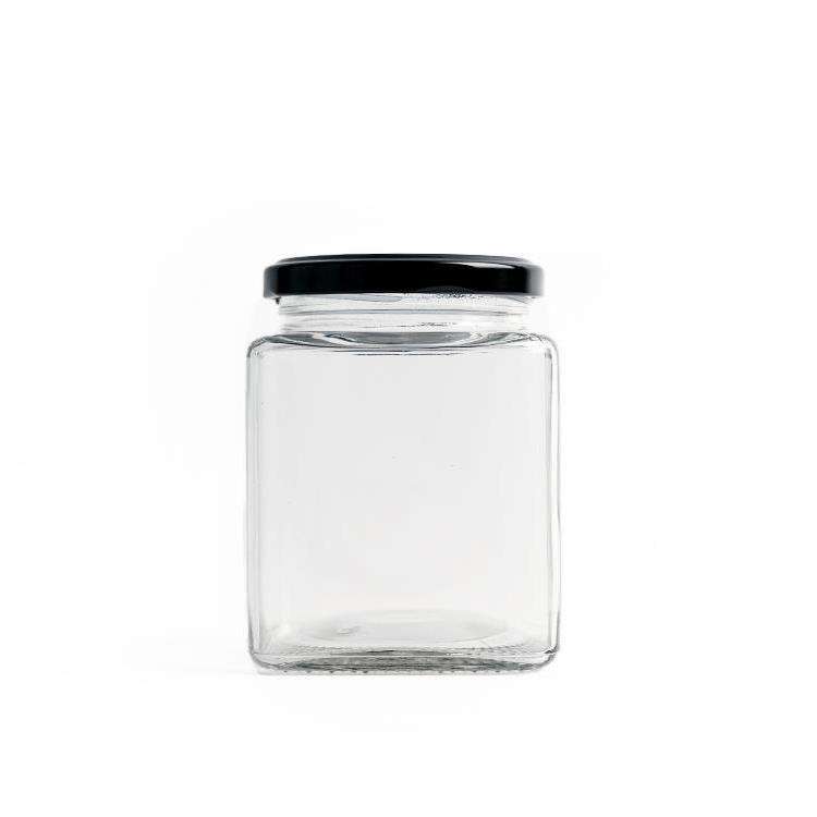 500ml Square Glass Jar