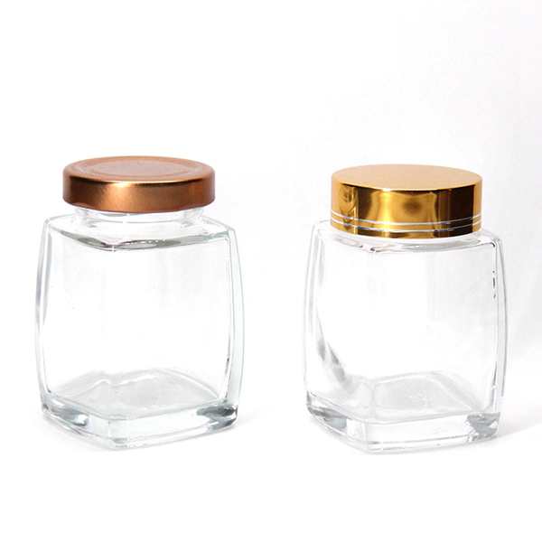 100ml Square Glass Jar