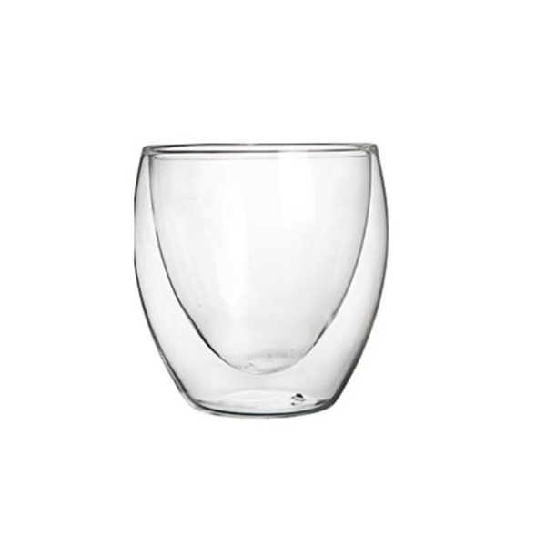 220ml Double Wall Borosilicate Glass