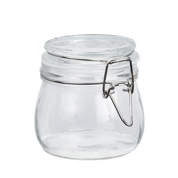 500ml Clip Top Glass Jar