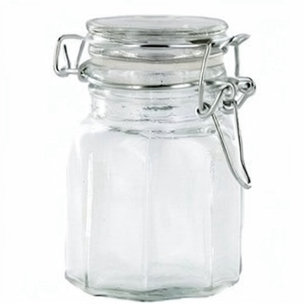 100ml Clip Top Glass Jar