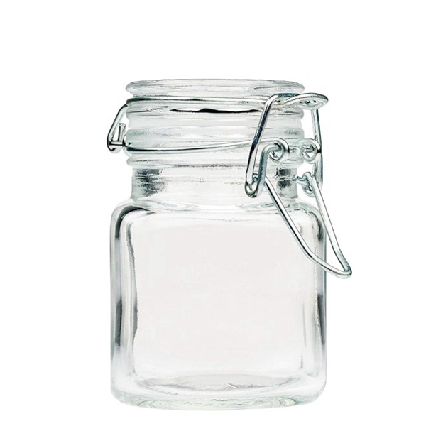 100ml Clip Top Glass Jar