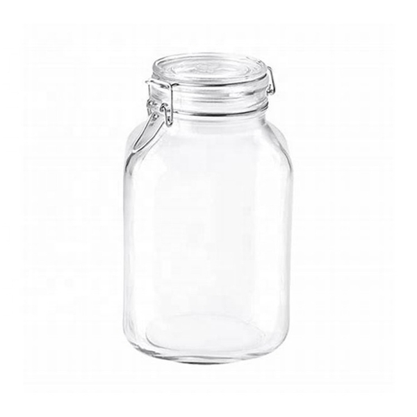 1000ml Clip Top Glass Jar