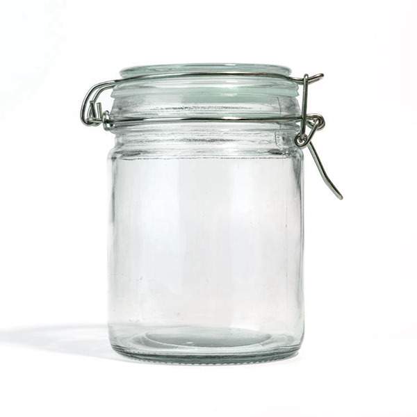700ml Clip Top Glass Jar