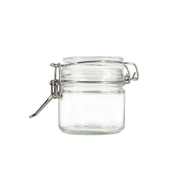 100ml Clip Top Glass Jar
