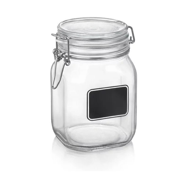 1250ml Clip Top Glass Jar