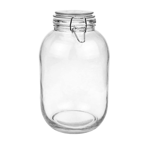 3800ml Clip Top Glass Jar