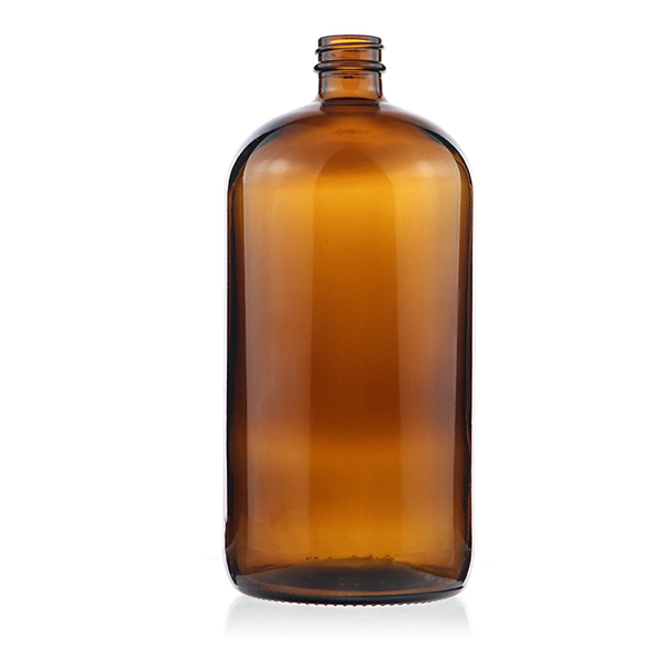 1000ml Boston Round Glass Bottle