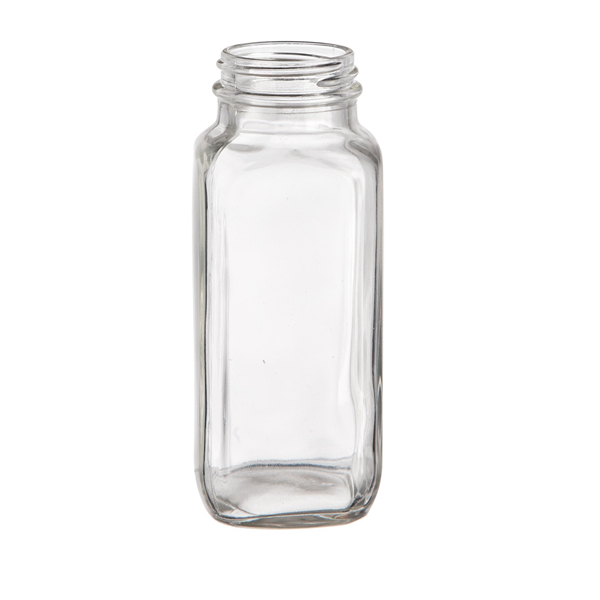 220ml Square Glass Jar