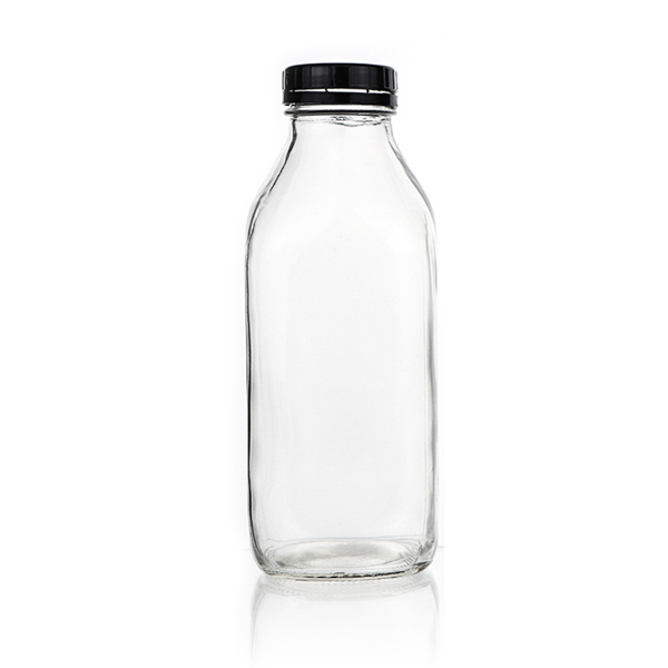 1000ml Classic Milk Glass Bottle
