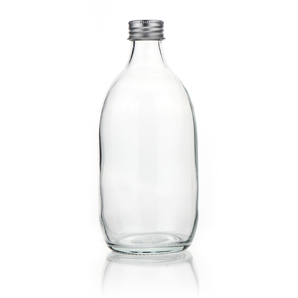 500ml Clear Beverage Glass Bottle