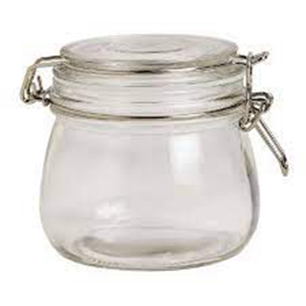 450ml Clip Top Glass Jar