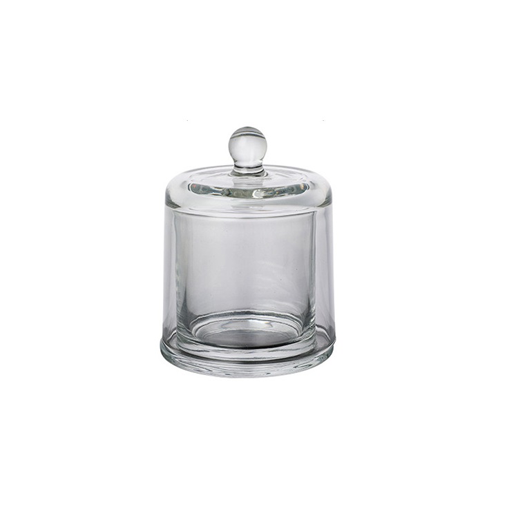 Apothecary Jar Glass Candle Holder