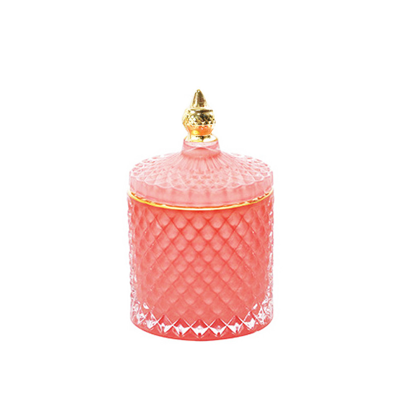 Apothecary Jar Glass Candle Holder
