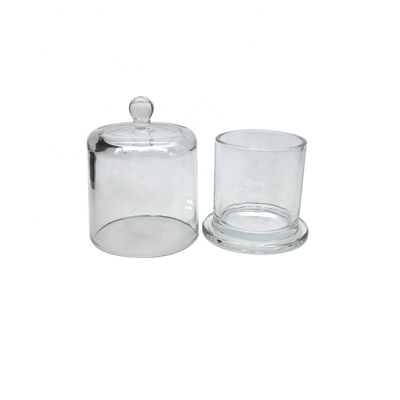 Apothecary Jar Glass Candle Holder